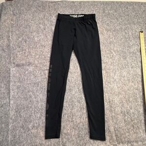 Nike‎ Womens Just Do It Leggings Black Graphic Athletic Pants Joggers Small